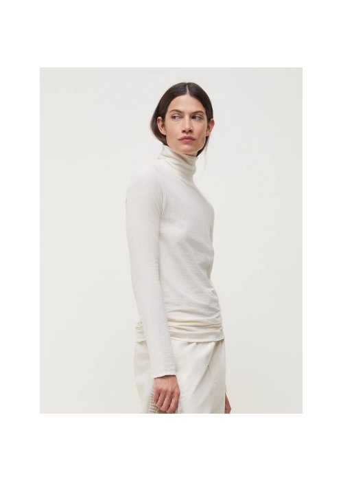 Rullekrave cashmere ecru - Aiayu