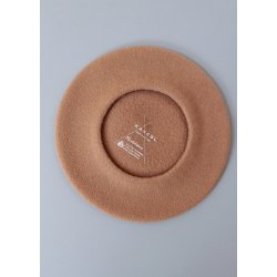 Vintage baret uld camel - One of a Kind