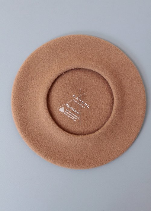 Vintage baret uld camel - One of a Kind