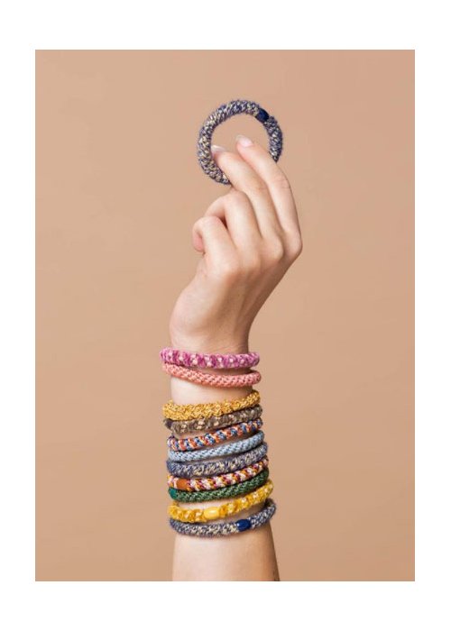 Hrelastik missoni light blue/coral - Bon Dep