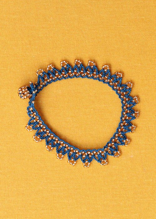 Armbnd vintage garland blue