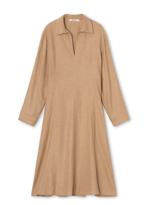 Kjole Grace camel - Graumann