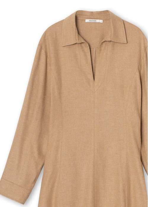 Kjole Grace camel - Graumann