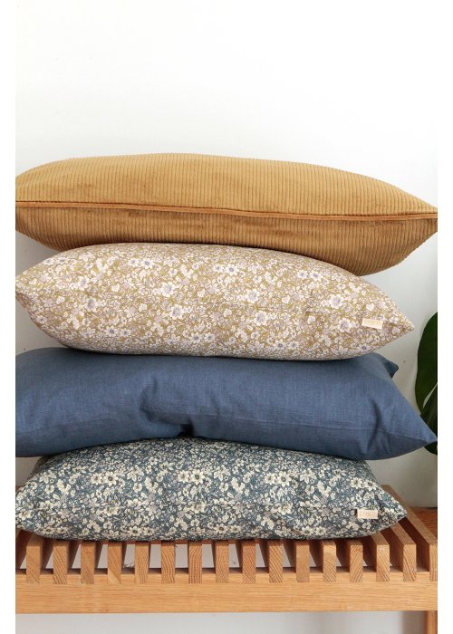 Pudebetrk meadow teal/grey/yellow 50*50 