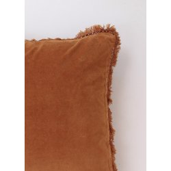 Pudebetrk velour m. frynser 50*50