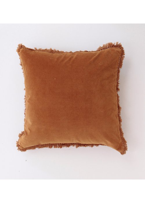 Pudebetrk velour m. frynser 50*50