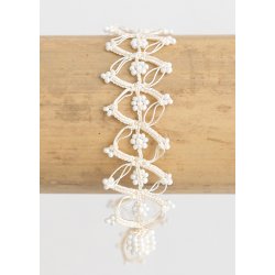 Armbnd Carland creme/white