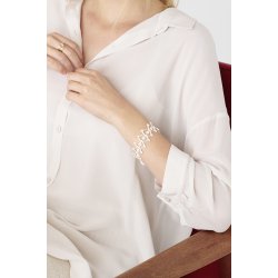 Armbnd Carland creme/white